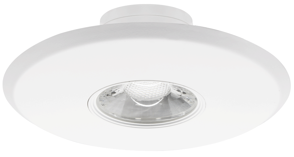 Studio Photography Marketing Image of Lotus LED Lights Product LBL-JB10W-5CCT-R-WH for SimplySecured.ca Shopify