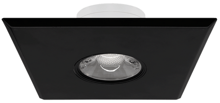 Studio Photography Marketing Image of Lotus LED Lights Product LBL-JB10W-5CCT-SQ-BK for SimplySecured.ca Shopify