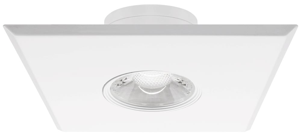 Studio Photography Marketing Image of Lotus LED Lights Product LBL-JB10W-5CCT-SQ-WH for SimplySecured.ca Shopify