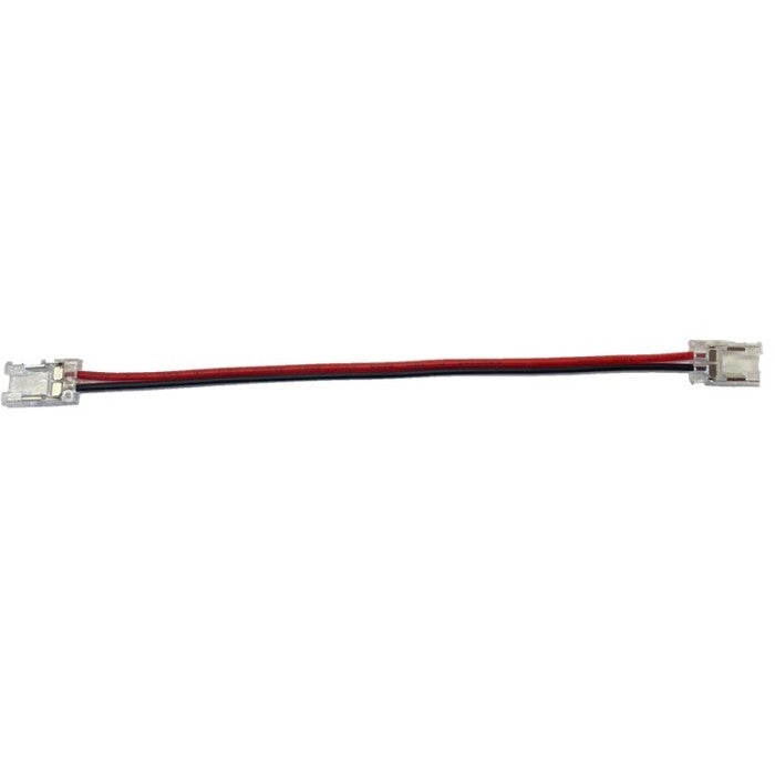 Two Strip Connectors 8 mm with 6" Wire Between | LCS-2-8MM