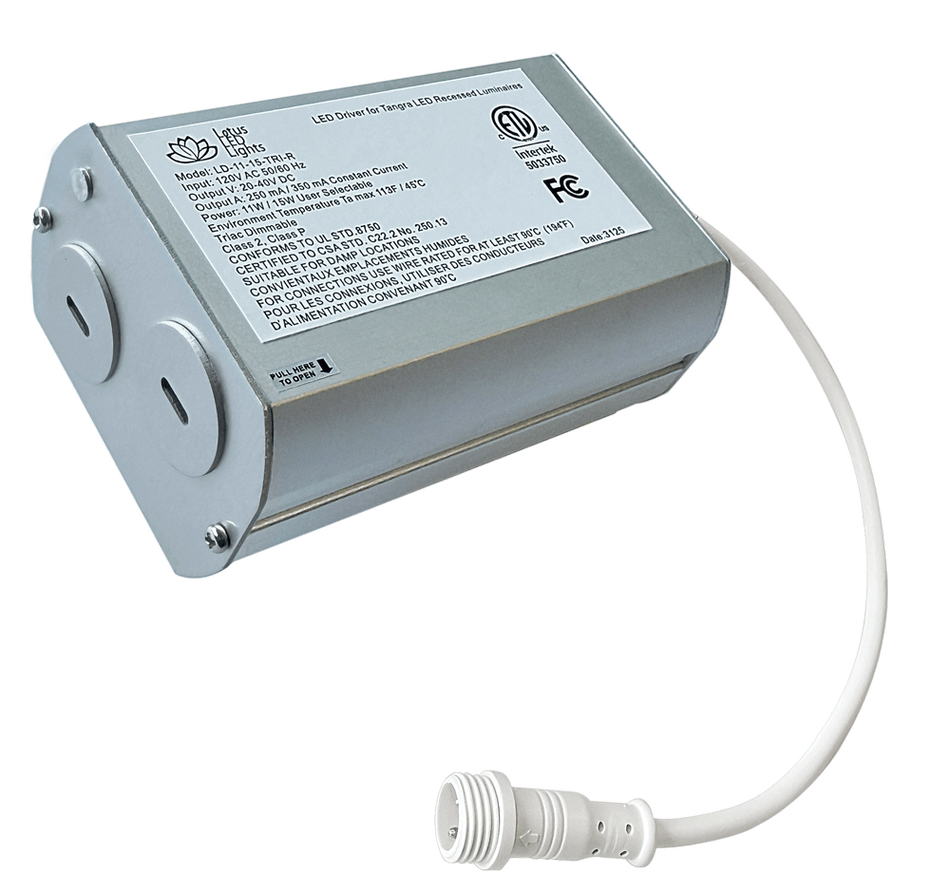 Lotus LED 11W/15W Selectable Triac Dimmable Driver Commercial J-Box (LD-11-15-TRI-C) | LD-11-15