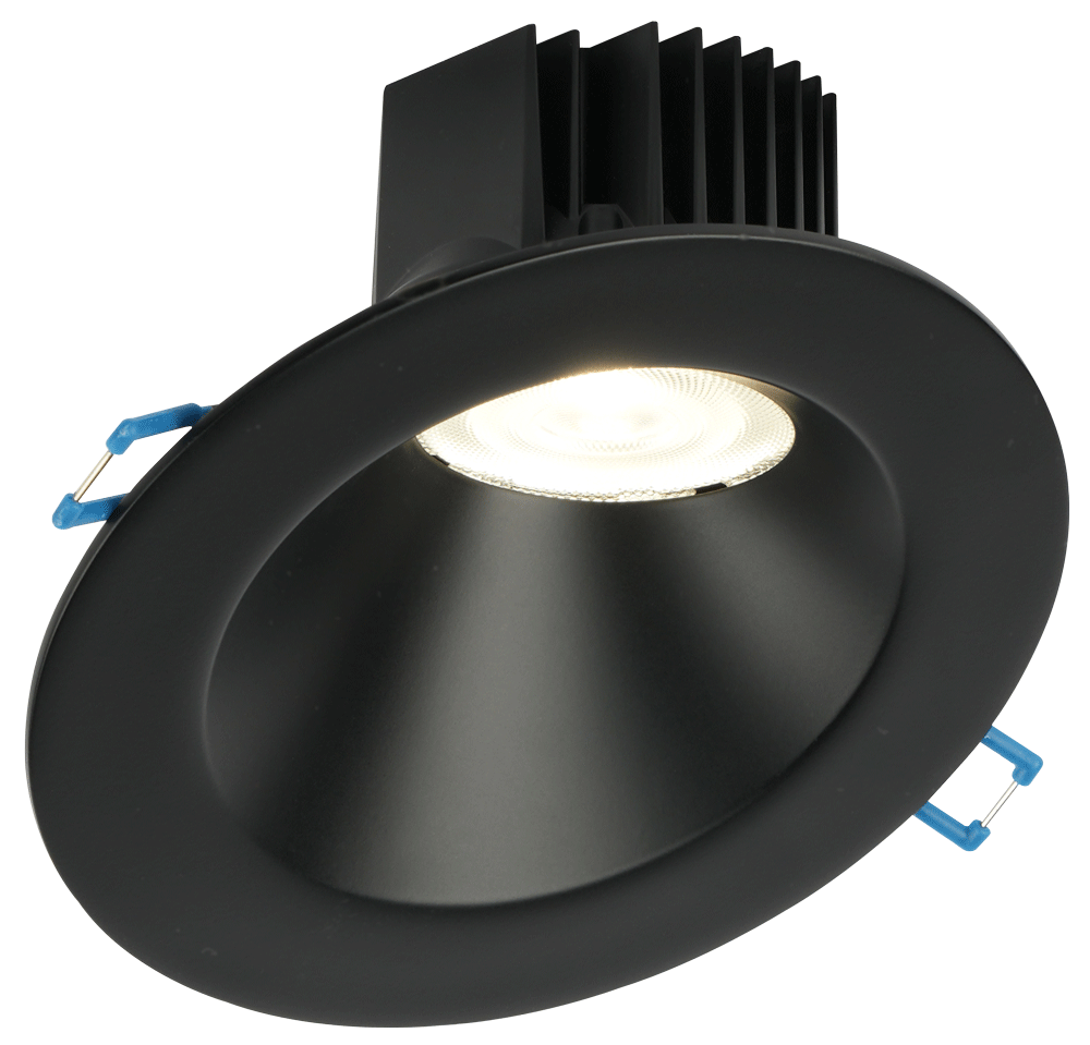 Studio Photography Marketing Image of Lotus LED Lights Product LD3R-5CCT-4RSL-BK for SimplySecured.ca Shopify