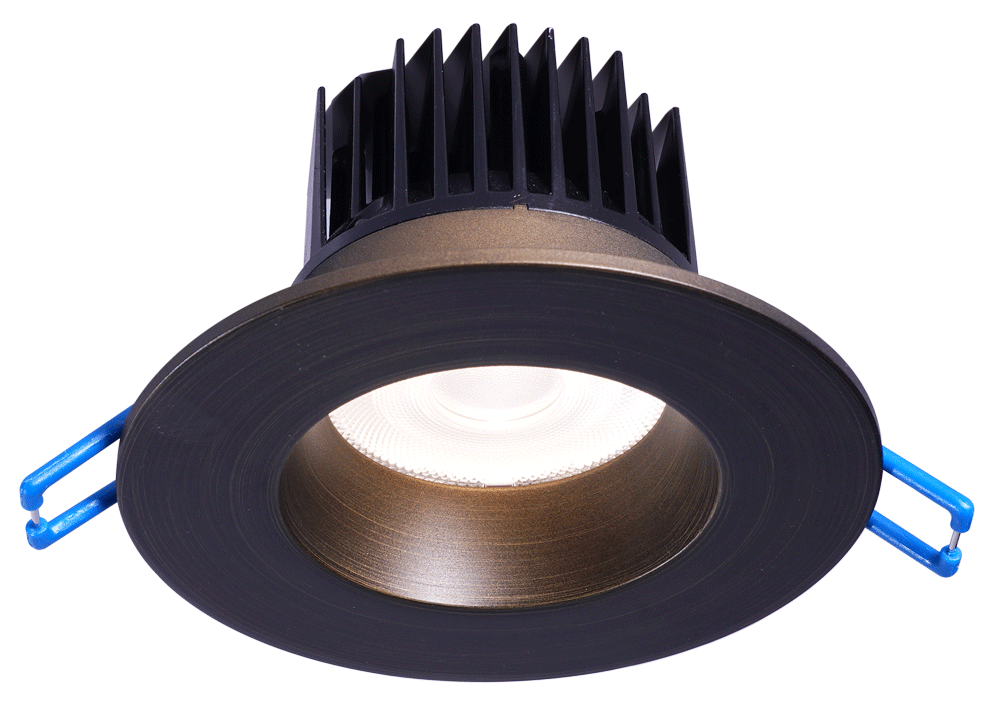 Studio Photography Marketing Image of Lotus LED Lights Product LD3R-5CCT-BK for SimplySecured.ca Shopify