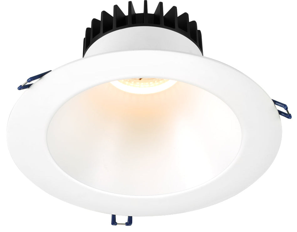 8" Round Deep Regressed 18W / 30W 38° CRI 90+ Plenum Rated Wet Type IC Air-Tight Energy Star & T24 | LD8R