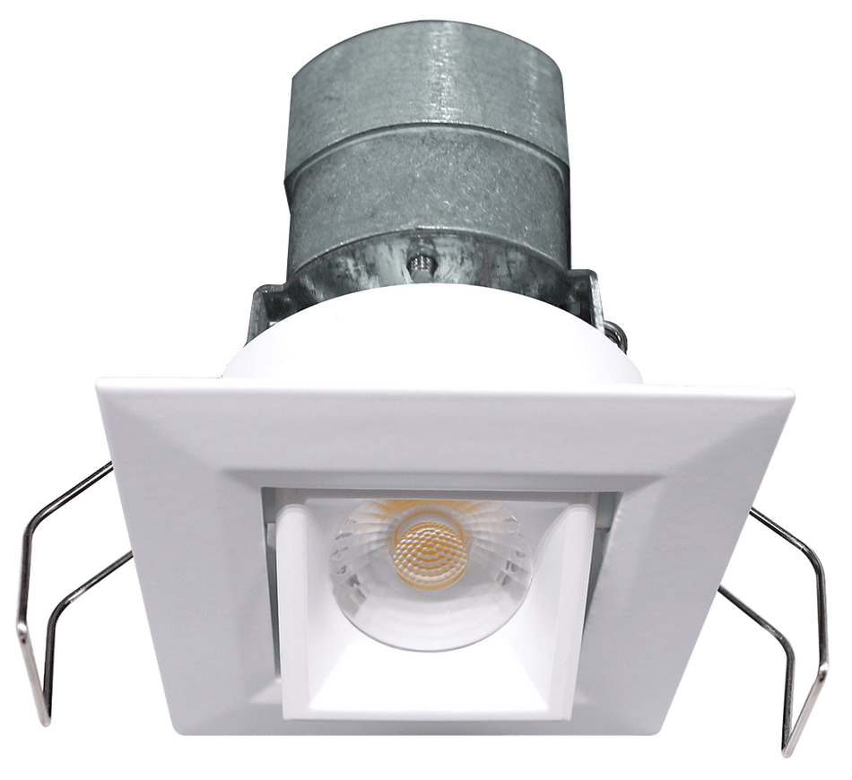 Studio Photography Marketing Image of Lotus LED Lights Product LED-1-S6W-30K-BK-24V-G-SQ for SimplySecured.ca Shopify