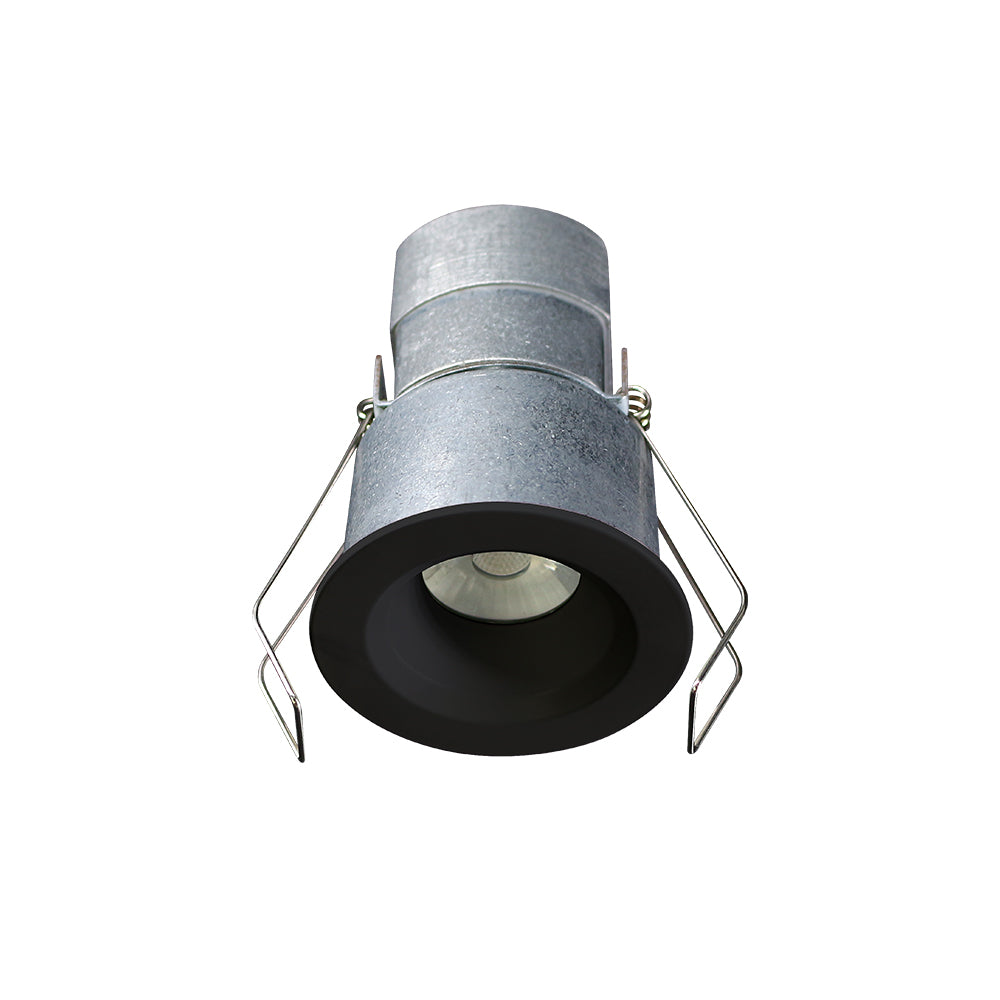 Lotus LED-1-S6W round black trim image