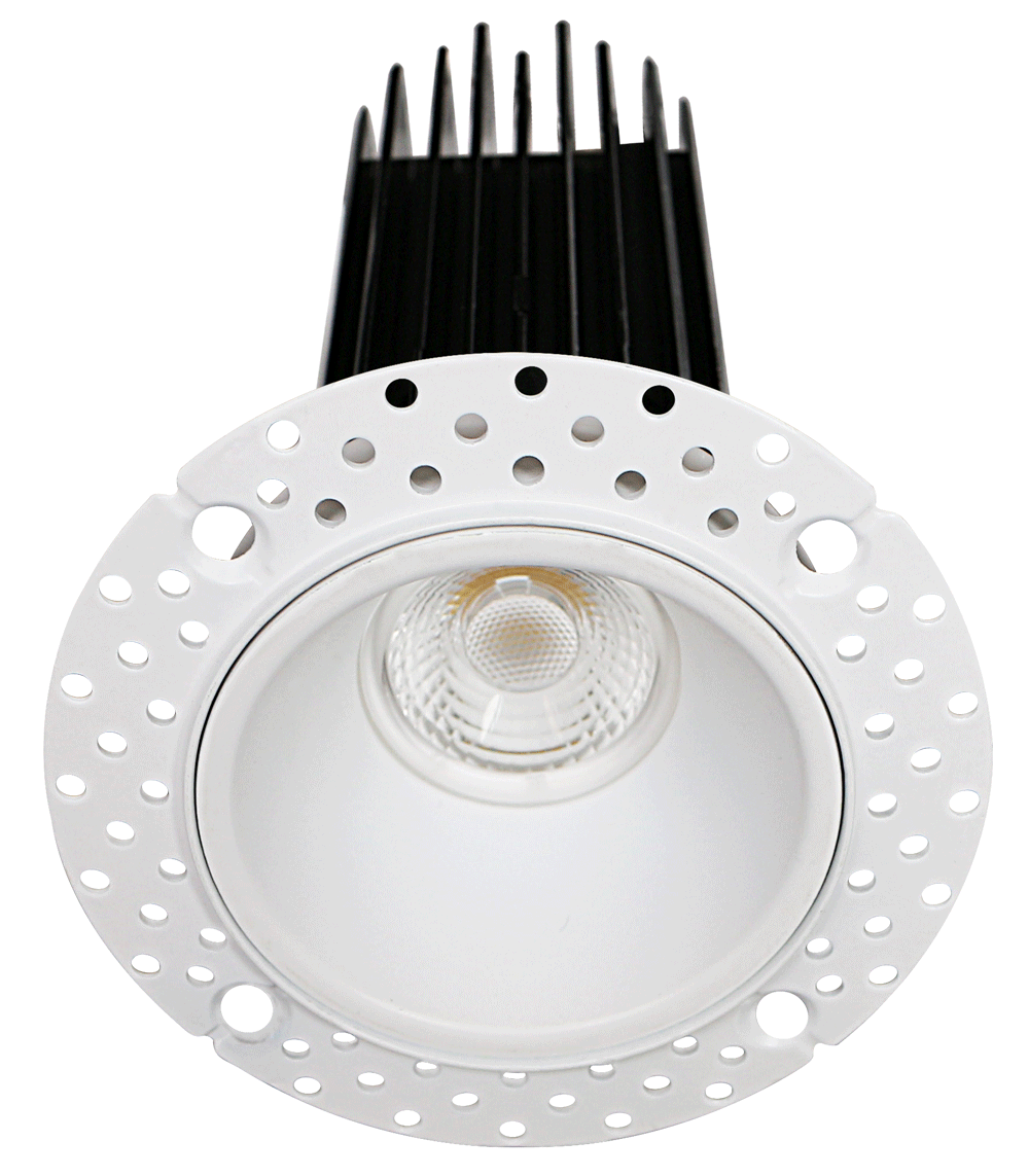 Studio Photography Marketing Image of Lotus LED Lights Product LED-2-S15W-3018K-WH-T for SimplySecured.ca Shopify