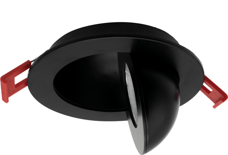 Studio Photography Marketing Image of Lotus LED Lights Product LED-3-S7W-3K-FG-BK for SimplySecured.ca Shopify