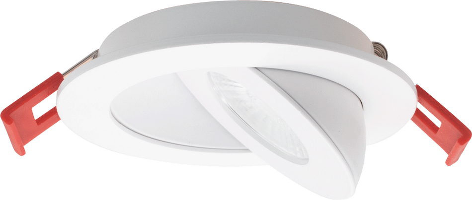 Studio Photography Marketing Image of Lotus LED Lights Product LED-3-S7W-3K-FG-WH for SimplySecured.ca Shopify