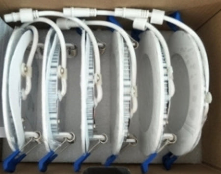 Studio Photography Marketing Image of Lotus LED Lights Product LED-S9W-5CCT-BK-R-BF for SimplySecured.ca Shopify