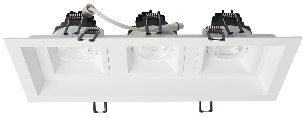 Studio Photography Marketing Image of Lotus LED Lights Product LLL-M3-WH for SimplySecured.ca Shopify