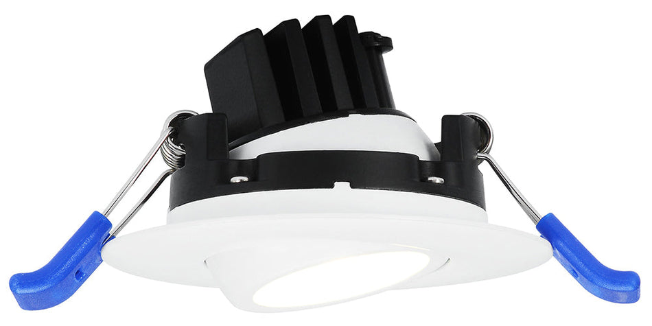 2" Round Eyeball Gimbal with 20° Tilt & 360° Rotation 5W 120V 24° Beam CRI 90+ Wet Type IC Air-Tight | LL2G