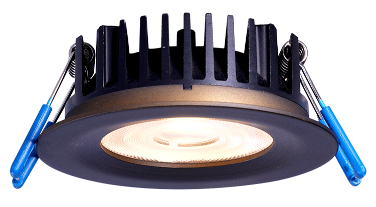 Studio Photography Marketing Image of Lotus LED Lights Product LL3R-3018K-BK for SimplySecured.ca Shopify