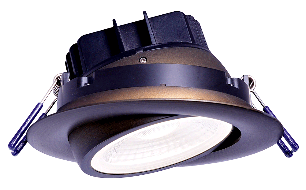 Studio Photography Marketing Image of Lotus LED Lights Product LL4G-35K-WH for SimplySecured.ca Shopify