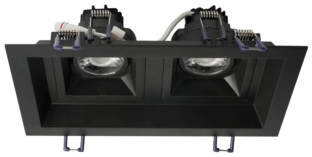 Studio Photography Marketing Image of Lotus LED Lights Product LLL-M2-BK for SimplySecured.ca Shopify