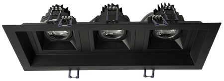 Studio Photography Marketing Image of Lotus LED Lights Product LLL-M3-BK for SimplySecured.ca Shopify