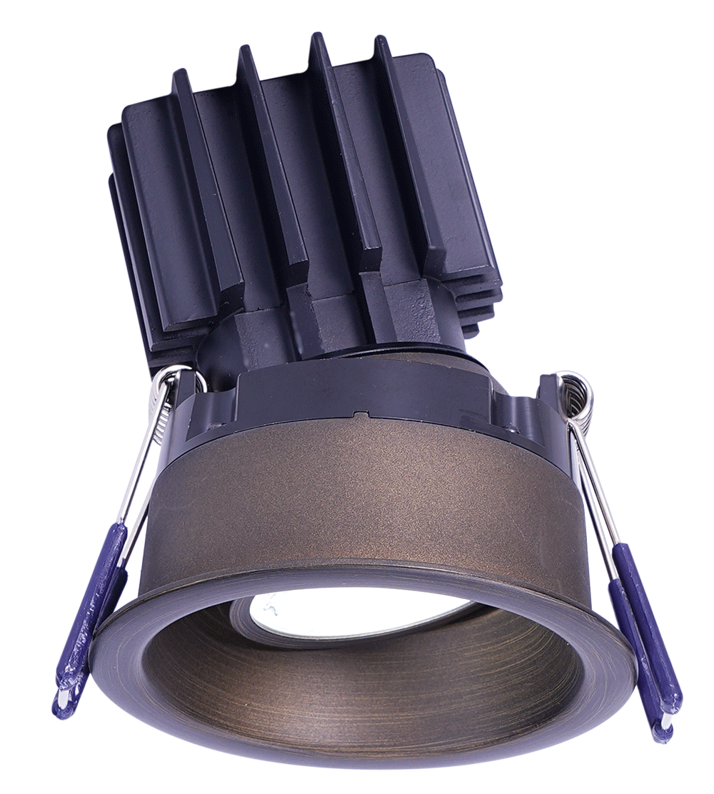 Studio Photography Marketing Image of Lotus LED Lights Product LRG3-5CCT-HO-IT-BK for SimplySecured.ca Shopify