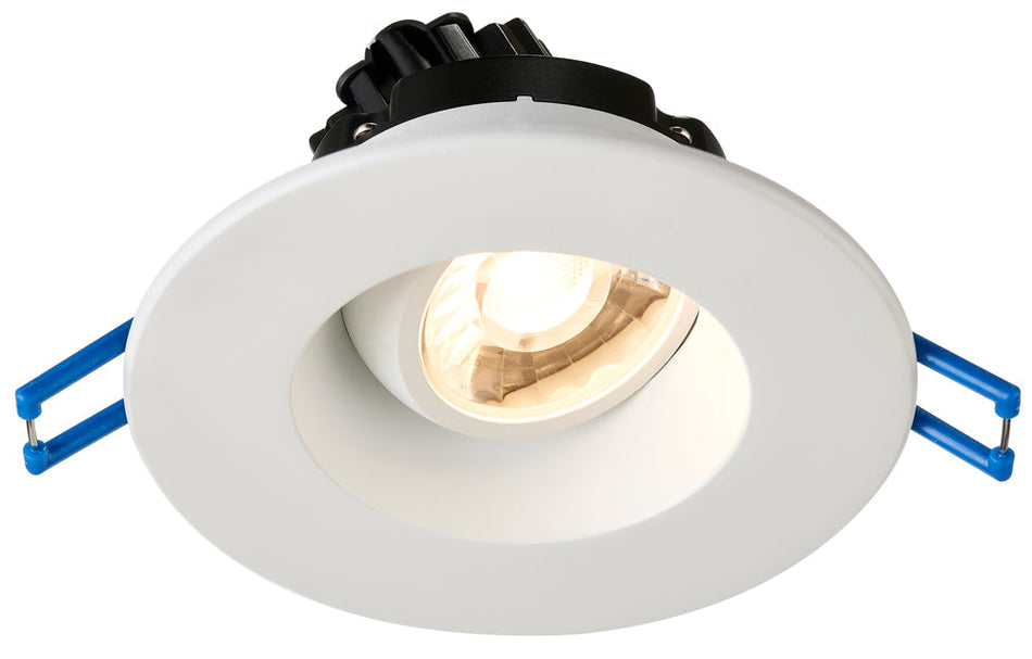 3" Round/Square Regressed Gimbal 20° Tilt & 360° Rotation 7.5W 120V 38° CRI 90+ Wet Type IC Air-Tight Energy Star (except DTW & 5CCT) | LRG3/LSG3