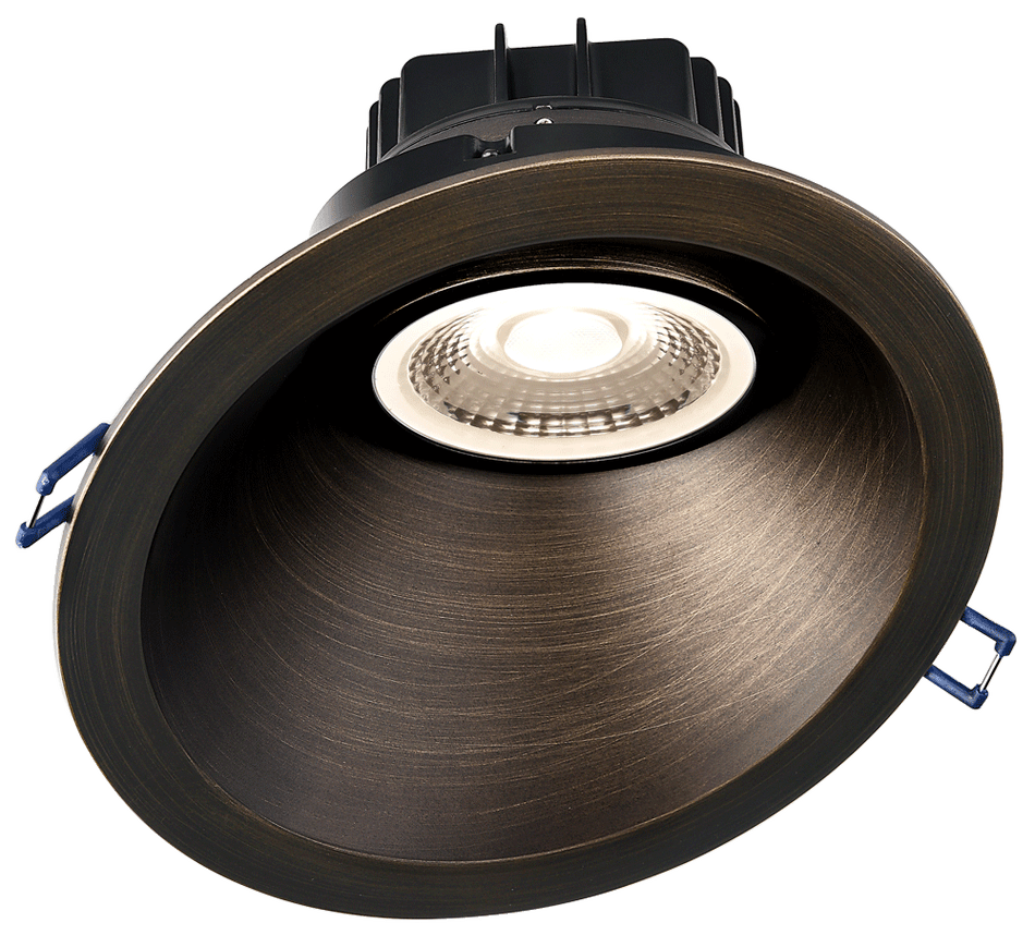 Studio Photography Marketing Image of Lotus LED Lights Product LRG6-30K-HO-6RSL-WH for SimplySecured.ca Shopify