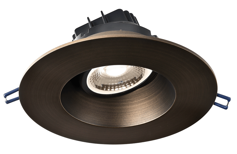 Studio Photography Marketing Image of Lotus LED Lights Product LRG6-35K-HO-WH for SimplySecured.ca Shopify