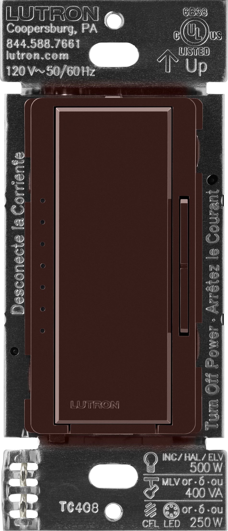 Lutron Maestro PRO LED+ Universal Dimmer - Phase Selectable ELV/MLV | MA-PRO