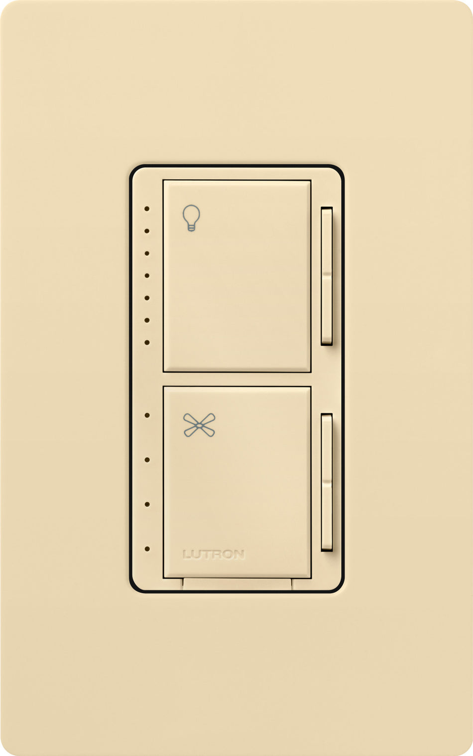 Lutron Maestro Dual Control - LED+ Dimmer & 4-Speed Fan | MACL-LFQH-XX-C