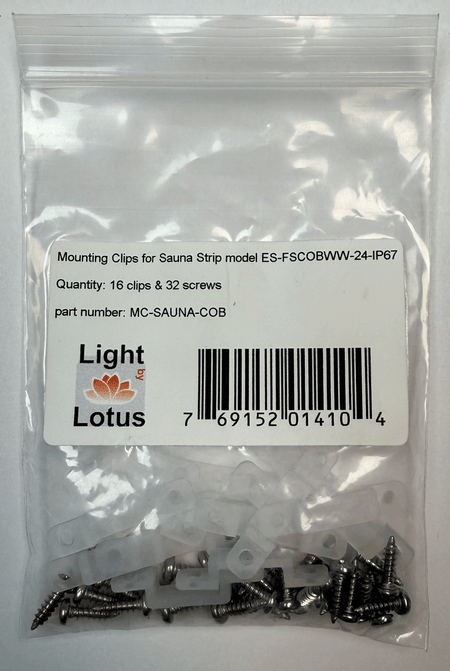 Studio Photography Marketing Image of Lotus LED Lights Product MC-SAUNA-COB for SimplySecured.ca Shopify