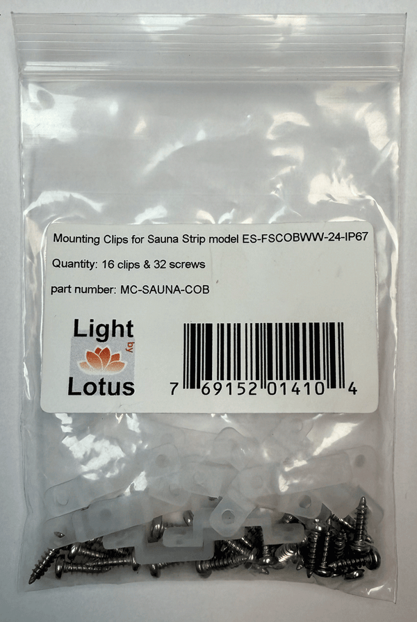 Studio Photography Marketing Image of Lotus LED Lights Product MC-SAUNA-COB for SimplySecured.ca Shopify