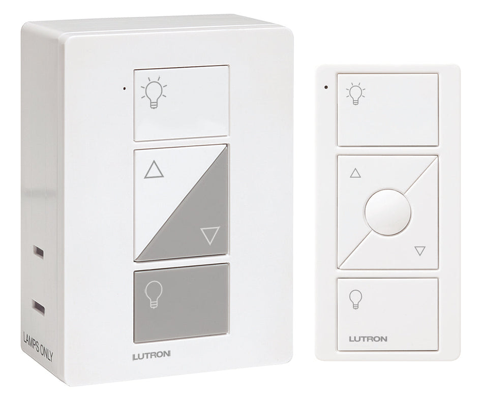 Lutron Caseta Wireless Lamp Dimmer Kit - Plug-In Dimmer and Pico Remote | P-PKG1P