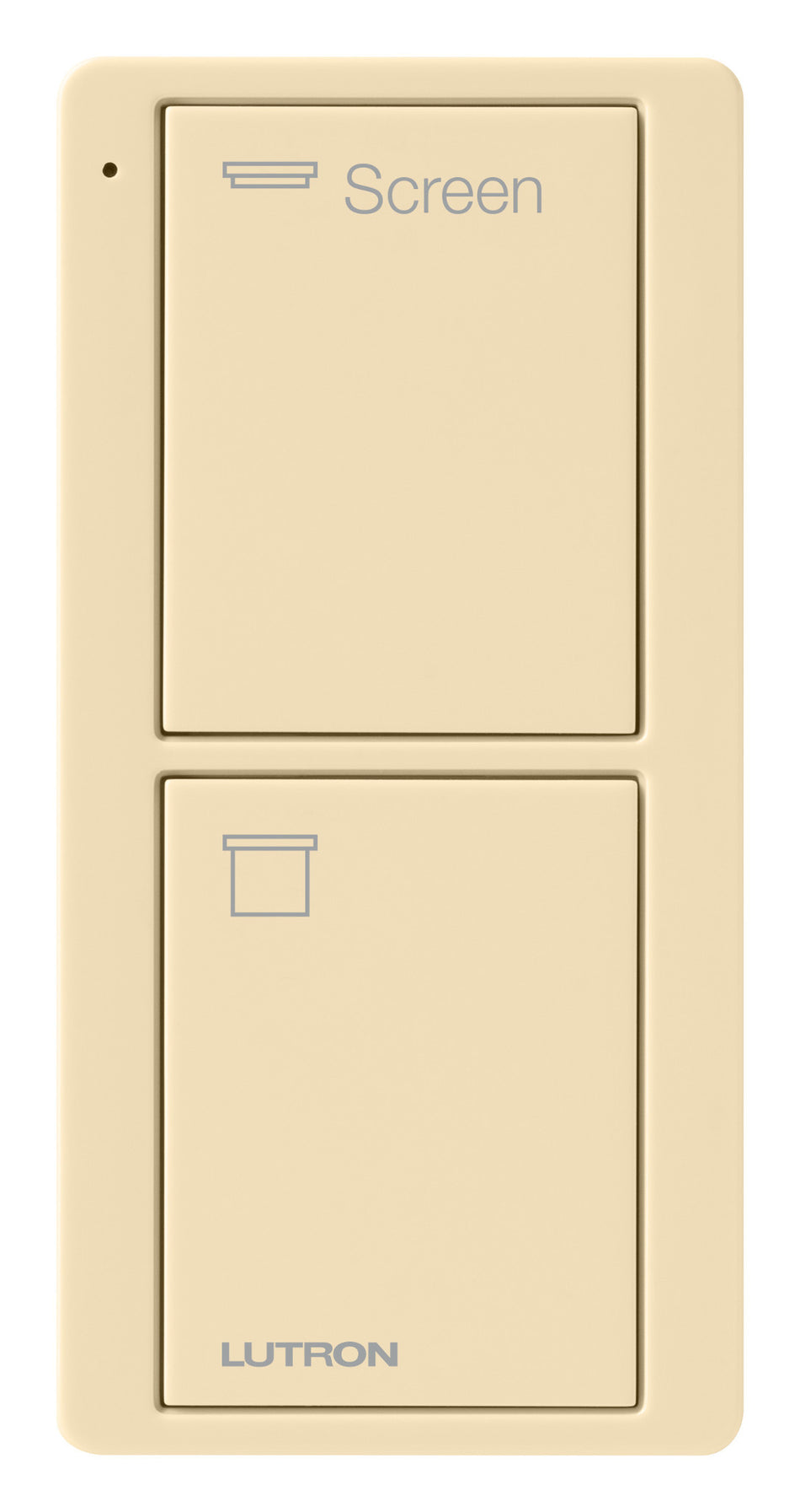 Lutron Pico 2-Button Smart Remote for Screens - Wireless Control | PJ2-2B-GXX-S08