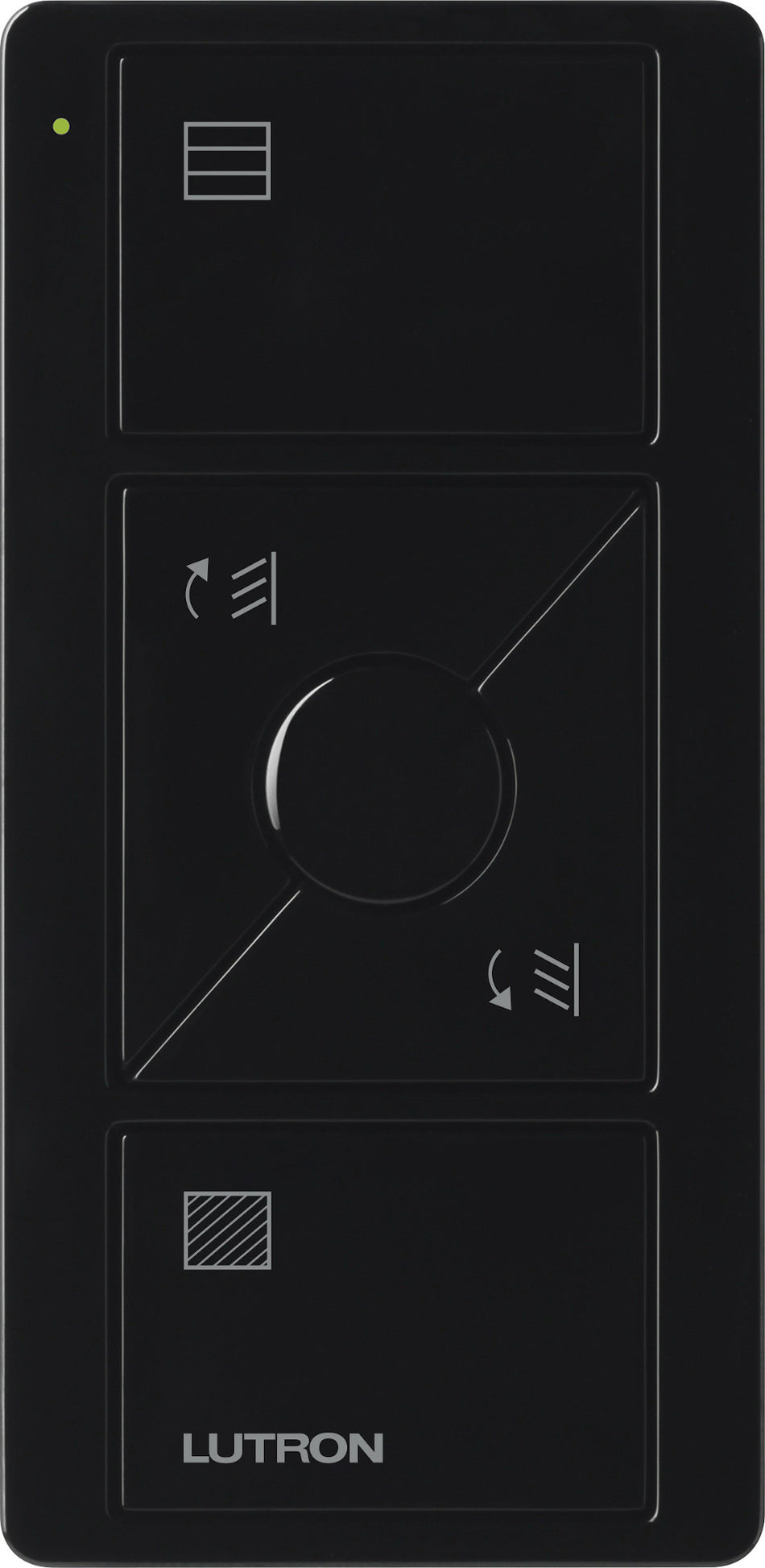 Lutron Pico Blind Remote - "Tilt" Icon (Black) | PJ2-3BRL-GXX-S10