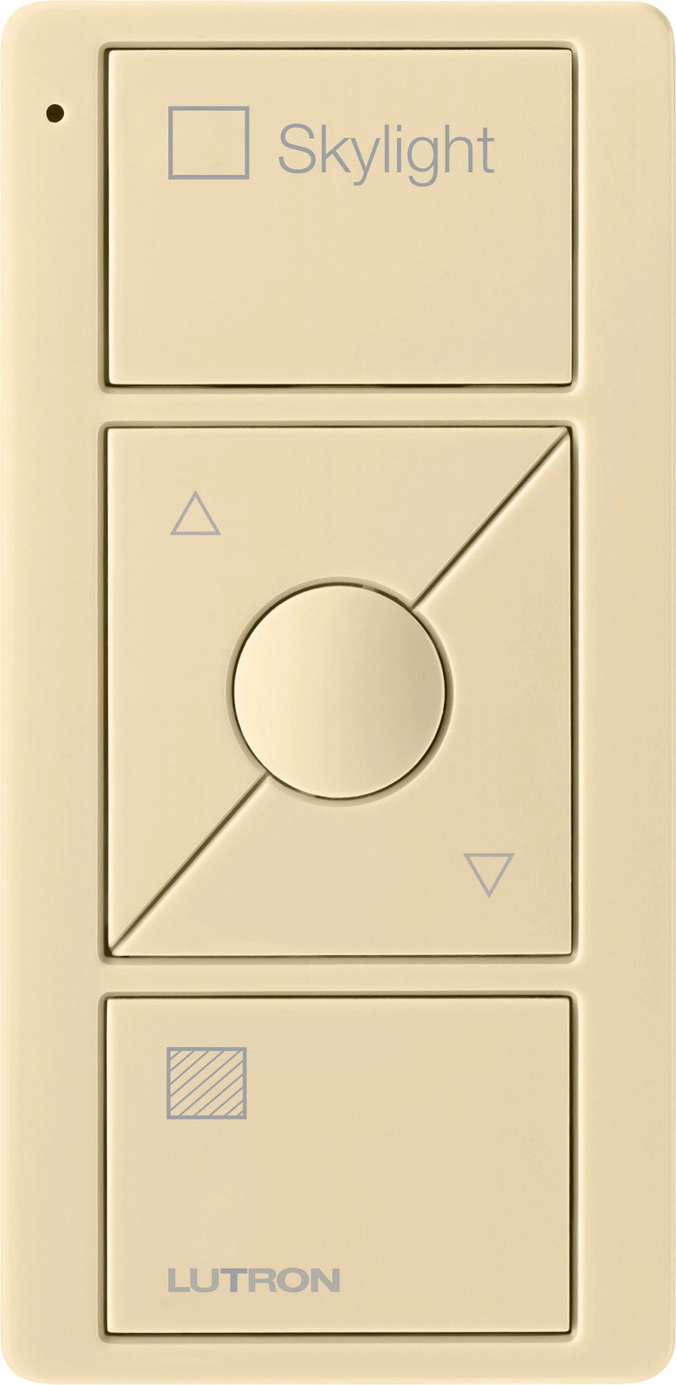 Lutron Pico 3-Button Wireless Remote for Skylight Shades - Raise/Lower with Text | PJ2-3BRL-S06