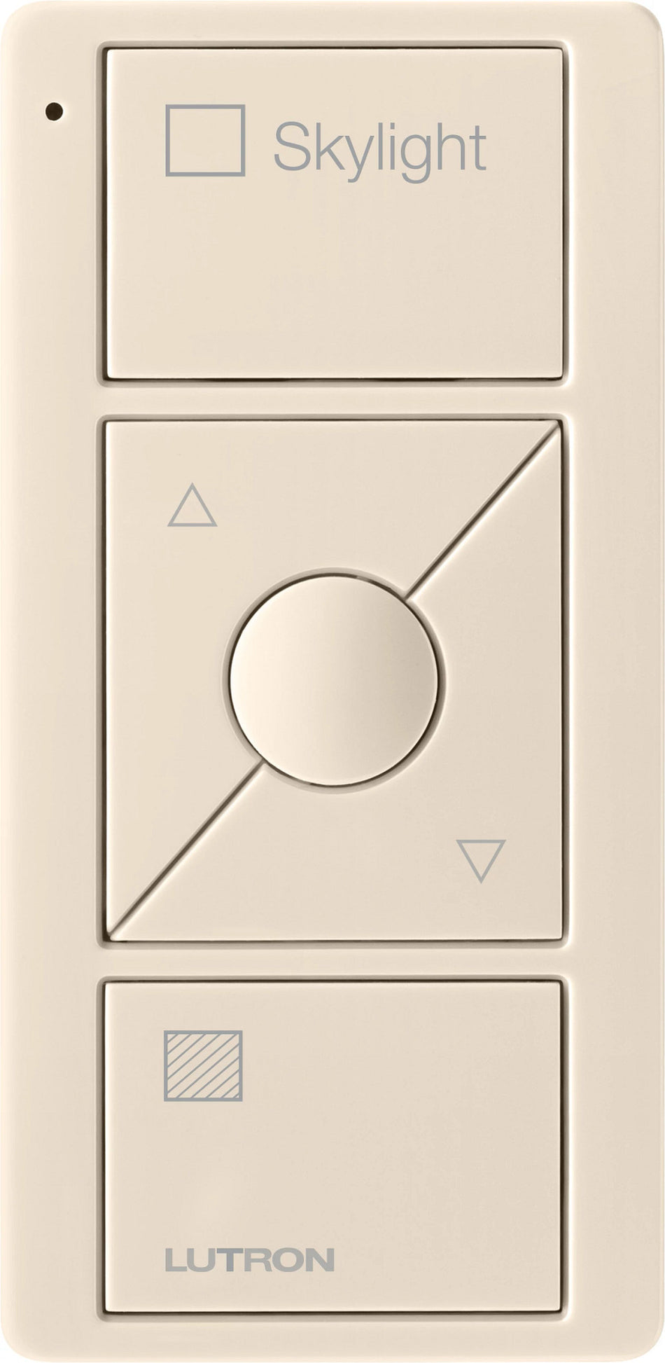 Lutron Pico 3-Button Wireless Remote for Skylight Shades - Raise/Lower with Text | PJ2-3BRL-S06