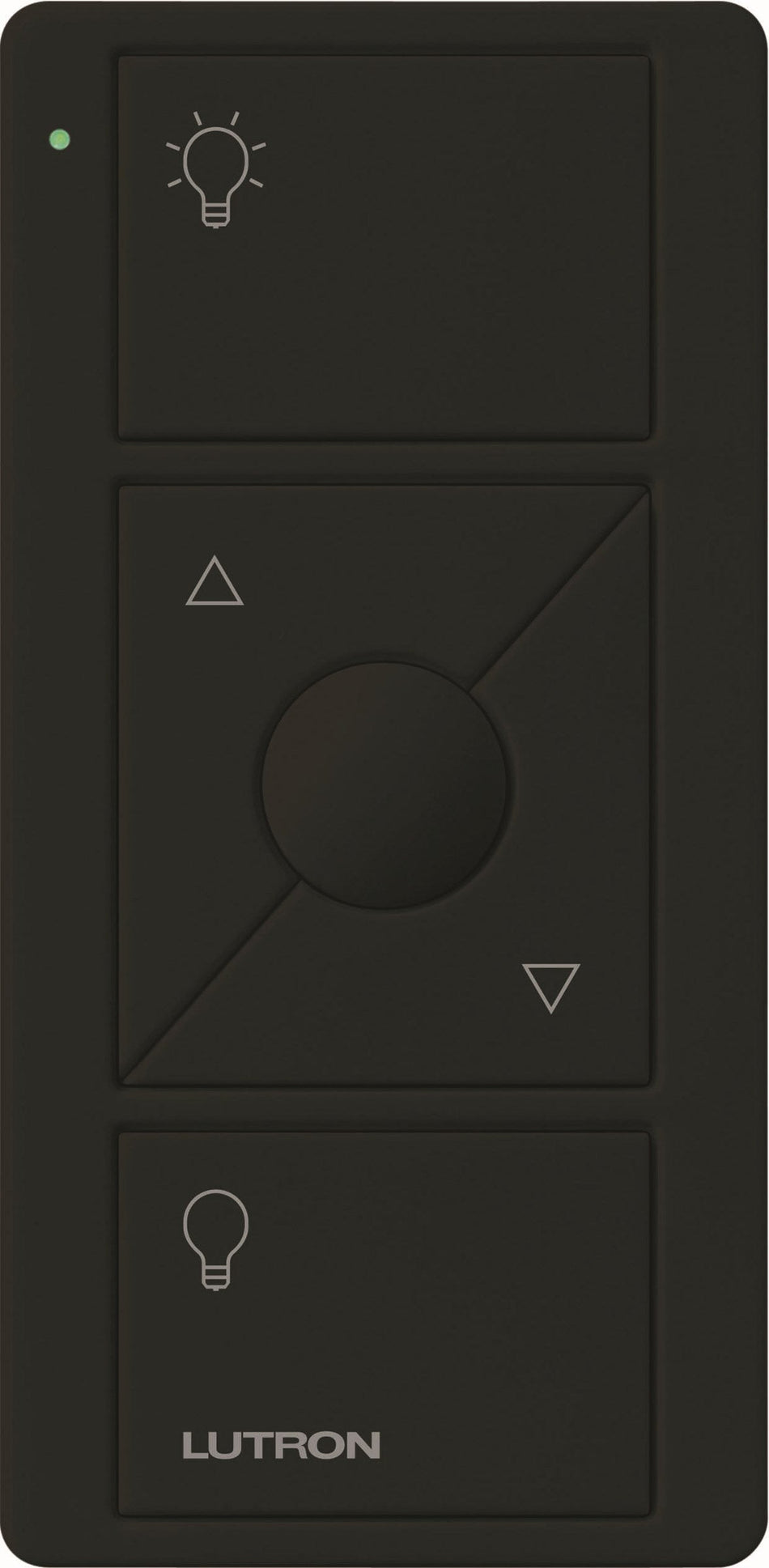 Lutron Pico Smart Remote for Lights - 3-Button with Raise/Lower (Black) | PJ2-3BRL-GXX-L01