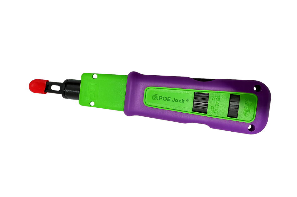 Grid POE-Jack® 110 Punch Down Tool | For Cat5e/Cat6/Cat6A Keystone & Patch Panel Termination | POEJK-110TOOL