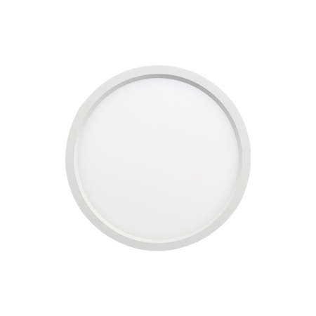 Product Display Visual of the SKU: RENO-S12R-MCCT-WH 22W for Marketing of theReno 12" Slim Surface Round | RENO-S12R-MCCT-XX 22W