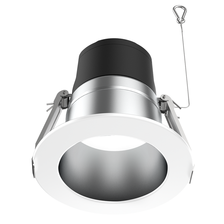 4" Aluminum Commercial Downlight | RENO-DL4-MW-DV-MCCT-AL