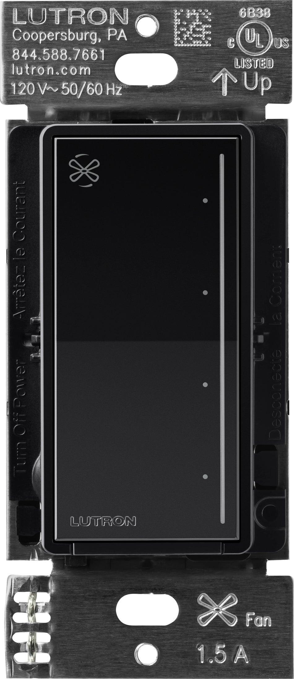 Lutron Sunnata Touch Fan Speed Control - 4-Speed, Single Pole (Neutral Required) | ST-FSQ-N