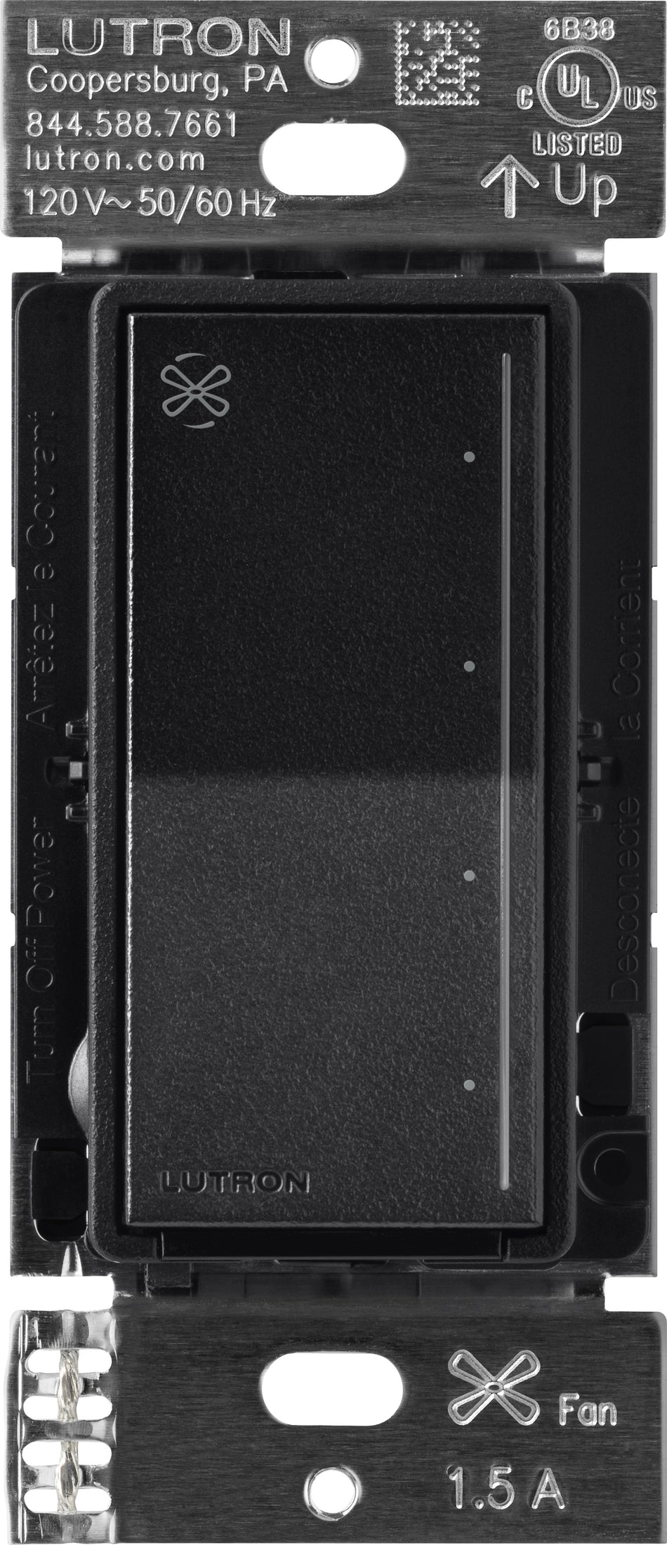 Lutron Sunnata Touch Fan Speed Control - 4-Speed, Single Pole (Neutral Required) | ST-FSQ-N