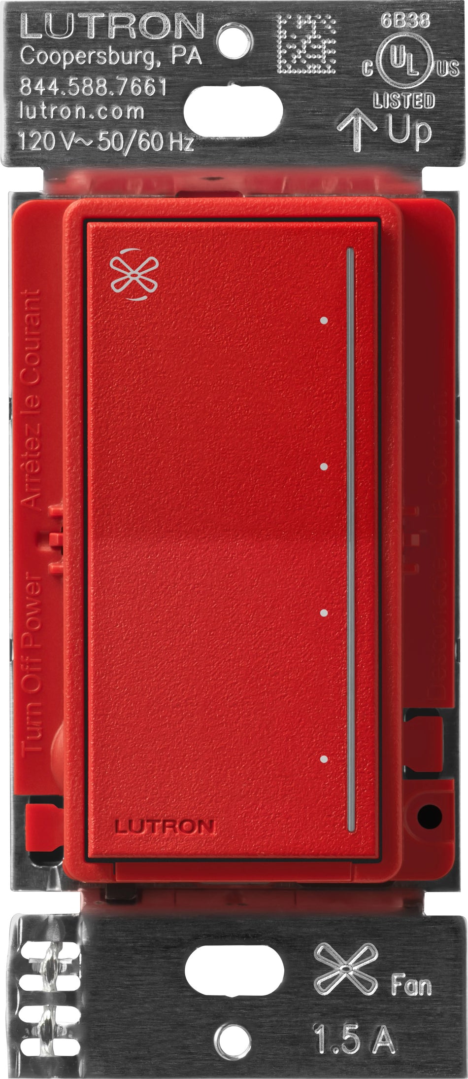 Lutron Sunnata Touch Fan Speed Control - 4-Speed, Single Pole (Neutral Required) | ST-FSQ-N