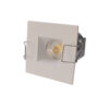Lotus LED-1-S6W square white trim 1/4 inch
