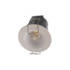 Lotus LED-1-S6W round white trim 1/4 inch