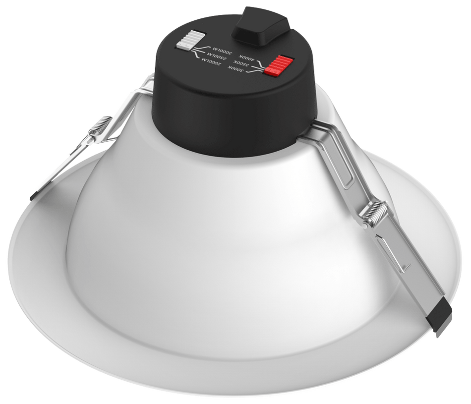 10" Round Commercial 3CCT 3 Power Levels  | TP120-347-RT9.5-C-DIM-G1-ES