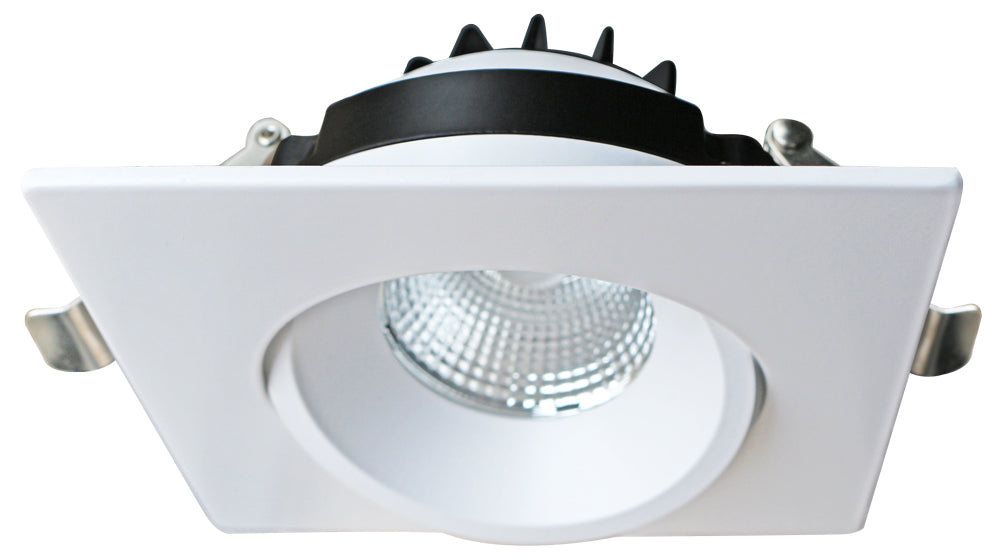 Studio Photography Marketing Image of Lotus LED Lights Product AD-LED-4-S12W-5CCT-BK-LREY-SQ for SimplySecured.ca Shopify