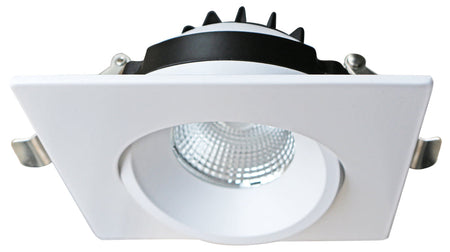 Studio Photography Marketing Image of Lotus LED Lights Product AD-LED-4-S12W-5CCT-BK-LREY-SQ for SimplySecured.ca Shopify