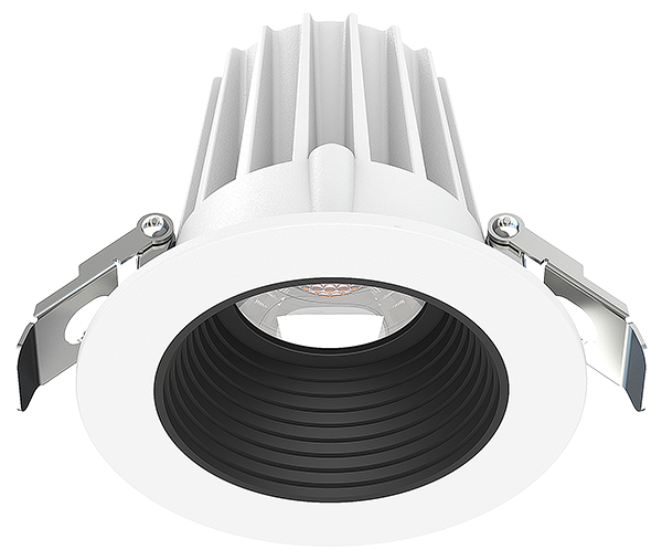 Studio Photography Marketing Image of Lotus LED Lights Product JXL-COB02-R09W-5CCT-BK-2RR-SM-BC for SimplySecured.ca Shopify