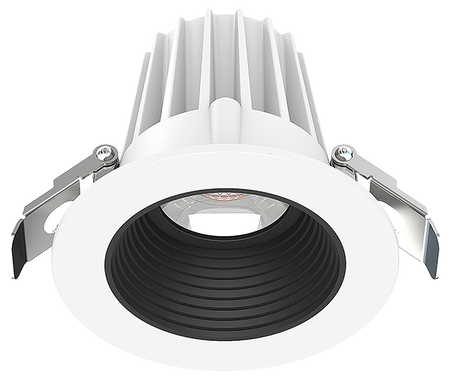 Studio Photography Marketing Image of Lotus LED Lights Product JXL-COB02-R09W-5CCT-BK-2RR-SM-BC for SimplySecured.ca Shopify