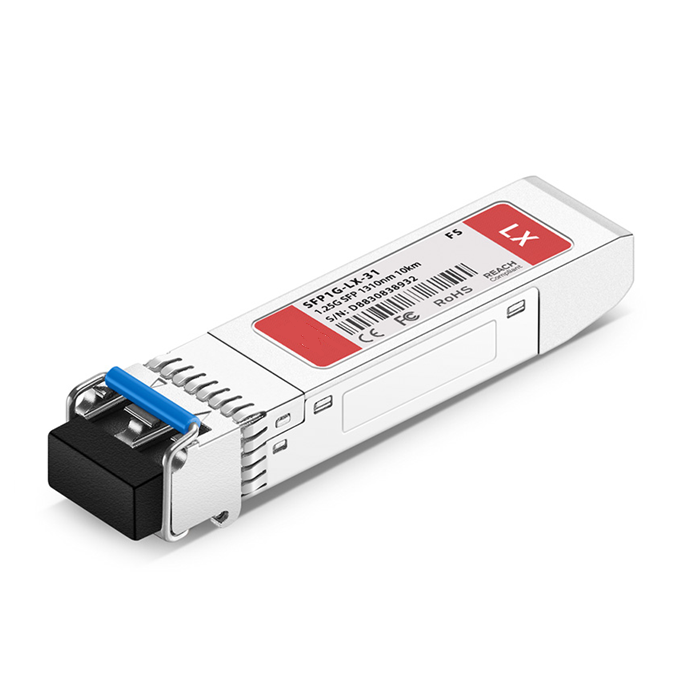 Product Marketing image of the Grid Networking SKU SF-SMLC - 10GBASE-LR SFP+ Transceiver | SMF 1310 nm, 10 km Reach, LC, DDM | SF-SMLC
