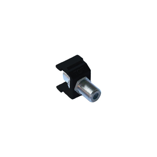 Lutron Claro F-Style Coaxial Cable Jack - Threaded Keystone Connector | CON-1C