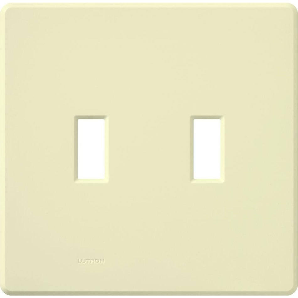Lutron Fassada 2-Gang Wall Plate - Traditional Toggle Opening |FG-2